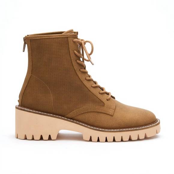 NEW MATISSE coconuts miss me combat boots in tan - Picture 1 of 5